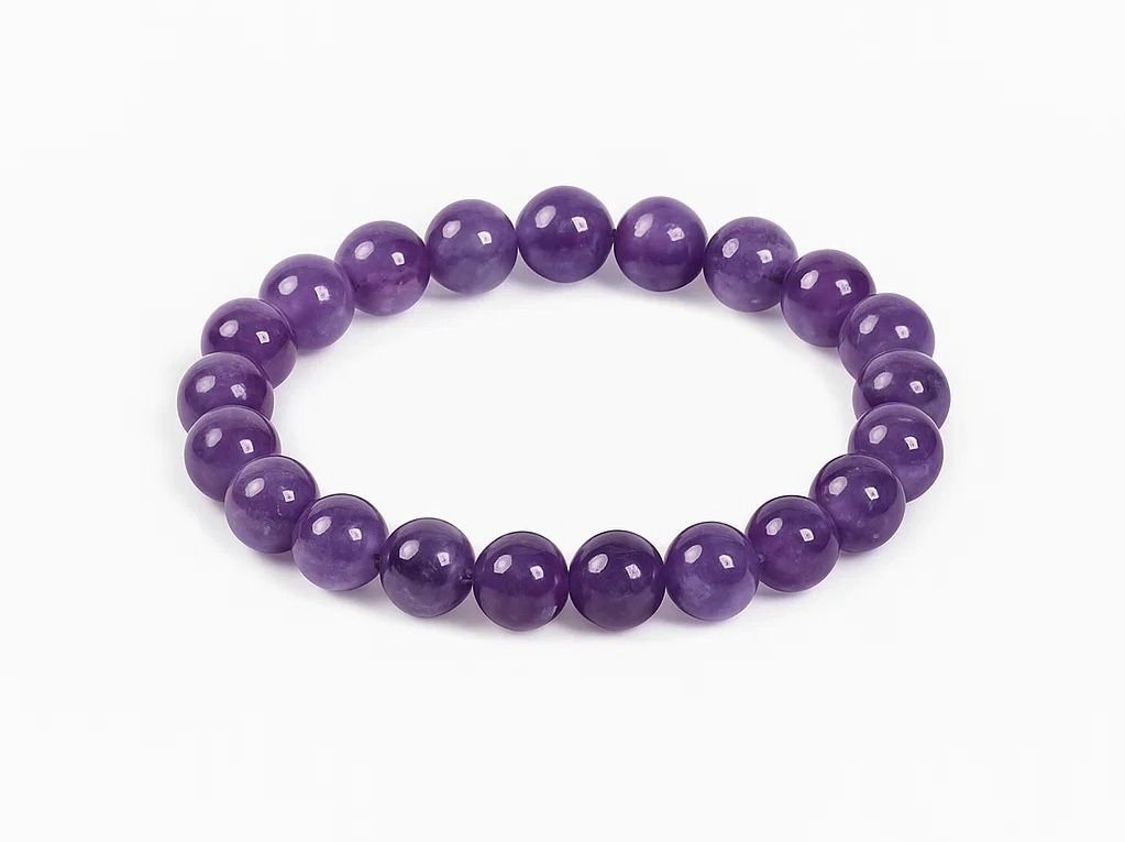 Purple Amethyst Bracelet (Free Size)